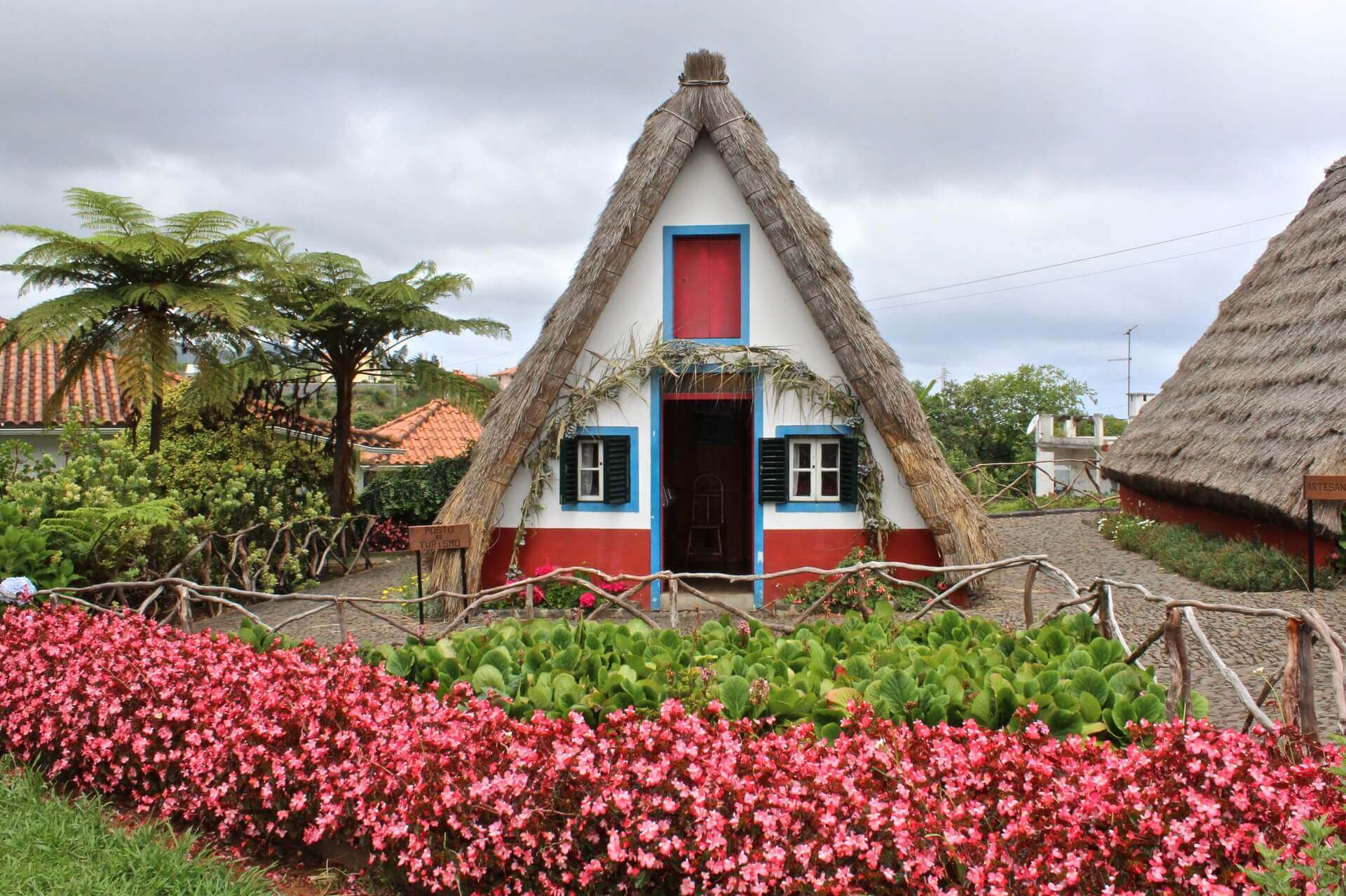 Traditional houses in Santana