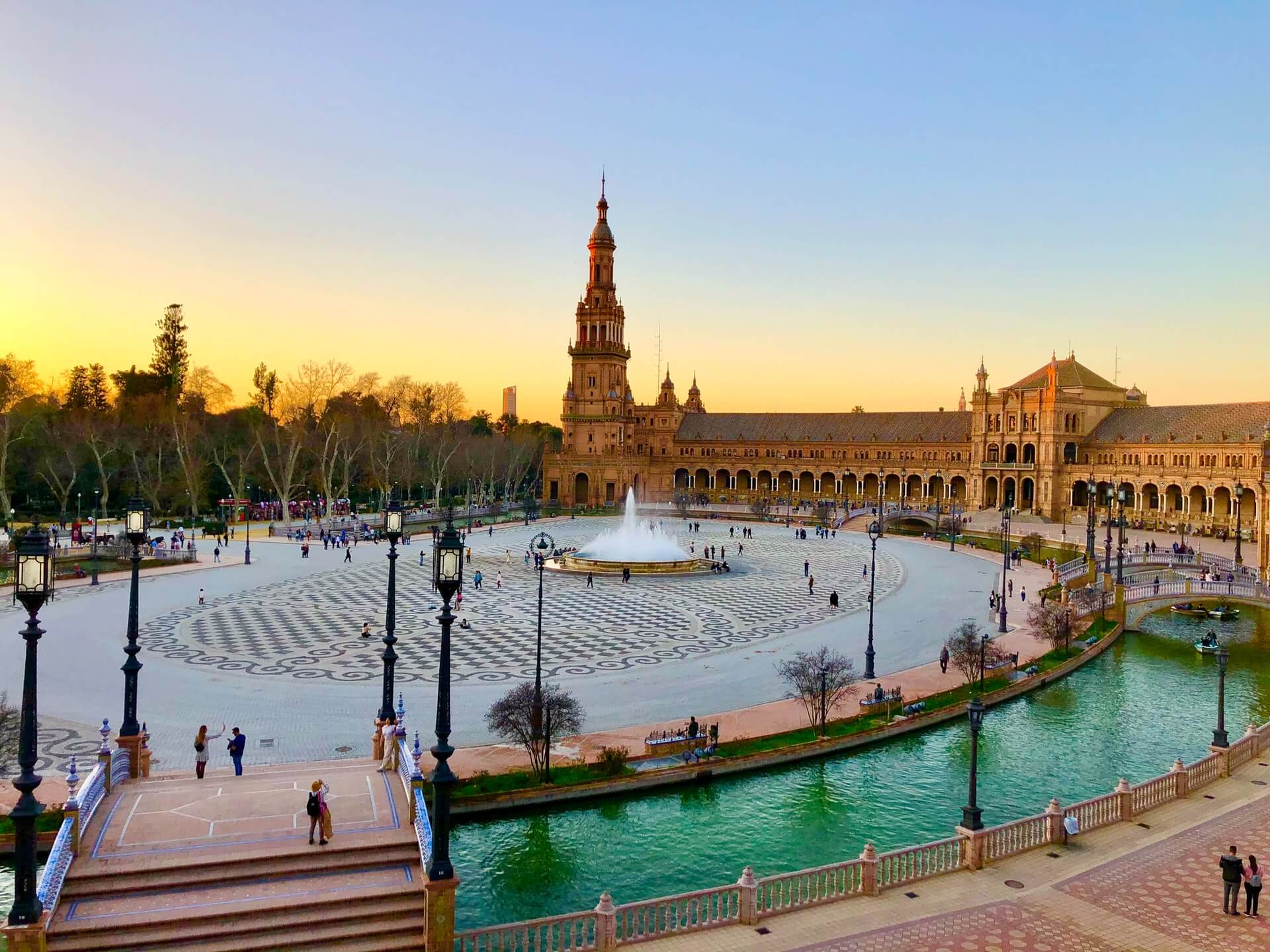 Plaza des Espana in Seville