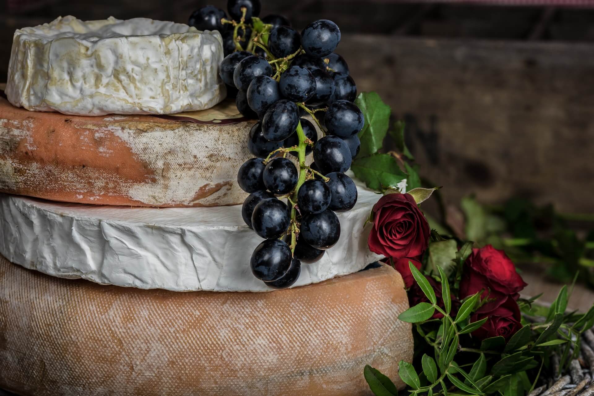 grapes and cheese , what france makes known